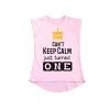 Can't Keep Calm just turned one girls pink tee