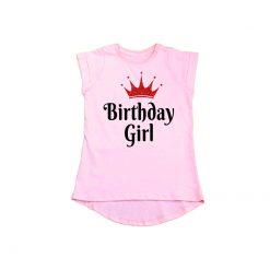 Birthday Special Girls T-Shirt Pink