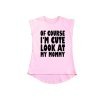 Cute Like Mom Girls T-Shirt Pink
