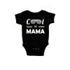 Cool as Mama Baby Romper Black