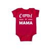 Cool as Mama Baby Romper Red
