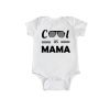 Cool as Mama Baby Romper White