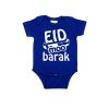 Eid Moobarak Baby Romper Blue