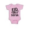 Eid Moobarak Baby Romper Pink