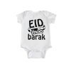 Eid Moobarak Baby Romper White