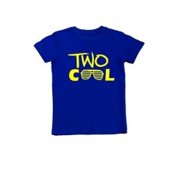 2nd Year Birthday Celebration T-Shirt Blue