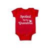 Spoiled By Grandma Baby Romper red