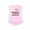 Princess are born in Girls T-Shirt pink