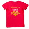 mommys little valentine red unisex tshirt boys girls