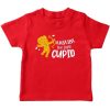 Little Cupid Valentines Day T-shirt Red for Girls Boys