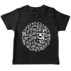 bangla bornomala ekushe black t-shirt for girls and boys
