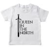 GOT Queen in the North white t-shirt