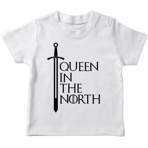 GOT Queen in the North white t-shirt