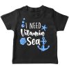 Vitamin Sea Black T-shirt