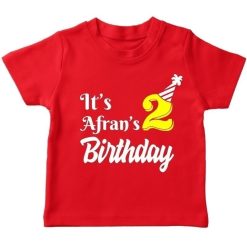 it's my birthday red t-shirt