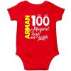 100-Days-Birthday-Customized-Name-Baby-Ropmper-Red