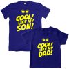 Father Son Cool unique Combo t-shirt Blue