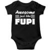 Awesome Fupi Baby Romper Black
