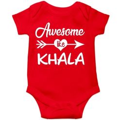 Awesome Khala Baby Romper Red