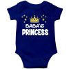 Baba's Princess Baby Romper Blue