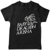 Baby-Dragon-T-shirt-for-Boys-and-Girls-Black