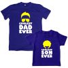 Coolest Dad Son Matching Combo T-Shirt Blue