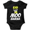 EID MOO BARAK Colorful Baby Romper Black