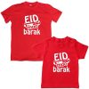Eid-Moo-Barak-With-Horns-Family-Matching-Tee-Red