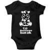 Eid Moooobarak Baby Romper Black