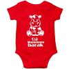Eid Moooobarak Baby Romper Red