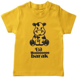 Eid Moooobarak T-Shirt Yellow