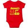 First-Eid-Unique-Baby-Customized-Romper-Red