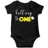 Half-Way-To-One-Birthday-Unique-Baby-Romper-Black