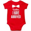 Ladies-I-have-arrived-Baby-Romper-Red