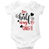 Lovey-Dovey-Half-Birthday-Baby-Romper-White