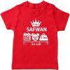 Make-a-Memory-Prince-Crown-Birthfact--T-Shirt-Red