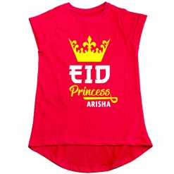Princess-Eid-Girls-Tee-Red