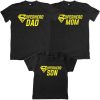 Superhero-Family-Combo-Matching-Tee-Black
