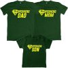 Superhero-Family-Combo-Matching-Tee-Green