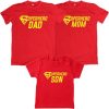 Superhero-Family-Combo-Matching-Tee-Red