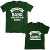 Awesome-BABA-Family-Combo-T-Shirt-Green