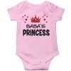 Baba's Princess Baby Romper Pink