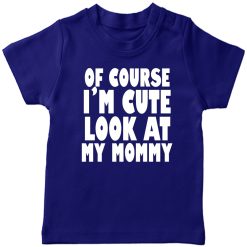 Cute-Like-Mom-T-Shirt-Blue