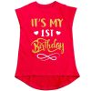 First-Birthday-Beautiful-Designed-Girls-T-Shirt-Red