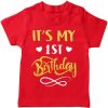 First-Birthday-Beautiful-Designed-T-Shirt-Red
