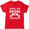 Great-Job-MOM-T-Shirt-Red
