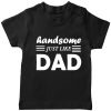 Handsome-Like-Dad-Boys-T-Shirt-Black
