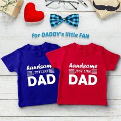 Handsome-Like-Dad-Boys-T-Shirt-Content