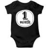 Milestone-Birthday-Baby-Romper-Black
