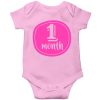 Milestone-Birthday-Baby-Romper-Pink